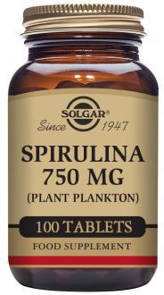 Spirulina 750 mg 100 Tablets