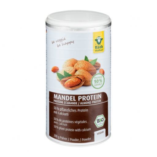 Organic almond protein powder, 200gr