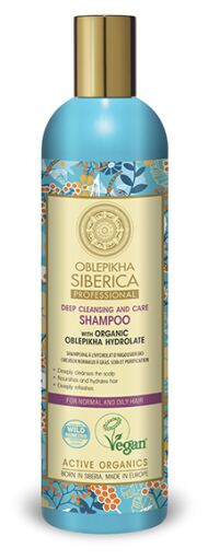 Oblepikha Shampoo with Hydrolate for Normal and Oily Hair 400 ml