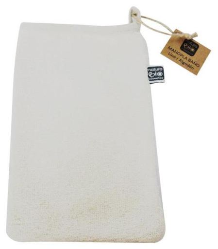 Cotton Linen Bath Mitt