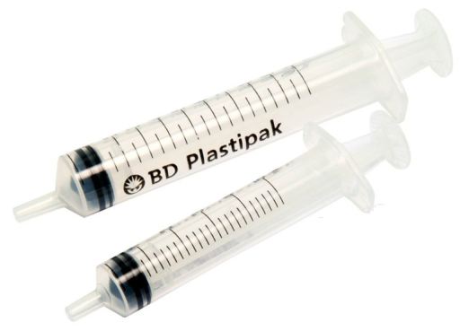 Plastipack Three Piece Luer Syringe 100 units