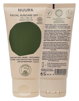Natural Sun Cream Color Spf 50 50 ml
