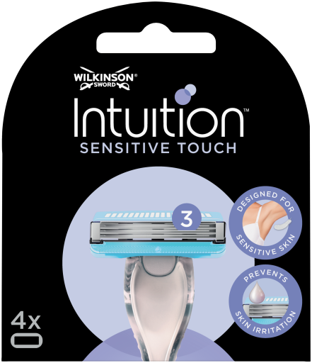 Intuition Sensitive Touch Replacement Razor 4 pcs