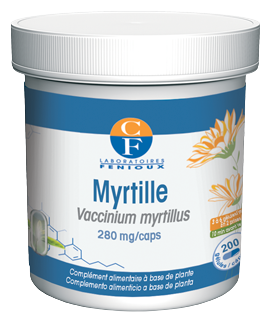 Myrtille 280 mg x 200 Capsules