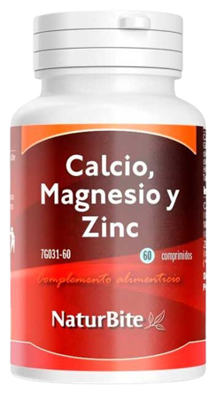 Calcium Magnesium Zinc 1450 Mg 60 Tablets