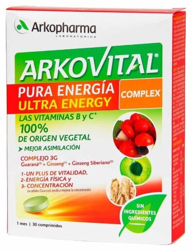 Arkovital Pure Energy Ultra 30 Tablets