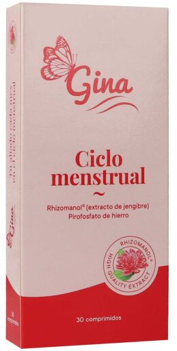 Gina Menstrual Cycle 30 Tablets