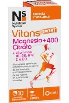 Ns Vitans Sport Magnesium +400 Citrate 10 Tablets