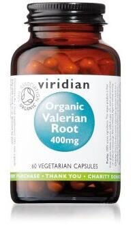 Organic Valerian Root 400 mg 60 Vegetable Capsules