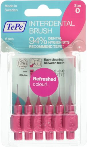 Interdental Brush 0.4 Pink 6 Units