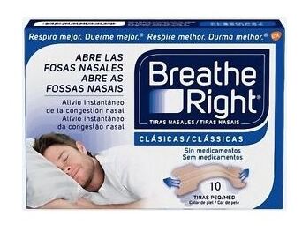 Breathe Right Classic Nasal Strips Small and Medium 10 Count