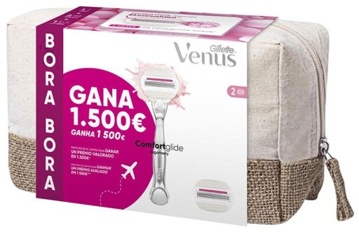 Venus Sugarberry Toiletry Bag Bora Bora Machine + 2 Refills