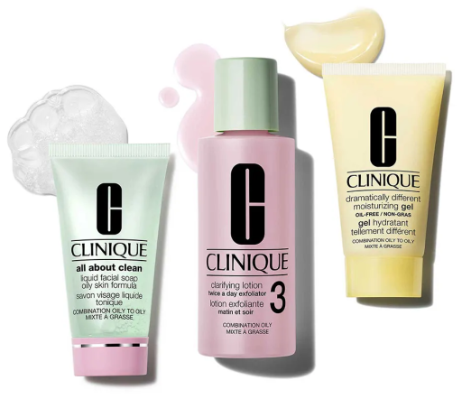 3-Step System for Combination and Oily Skin 3-Piece Case