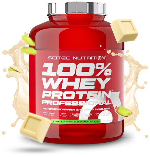 100% Whey Protein Prof Pistachio White Choco