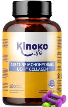 Creatine Monohydrate 3000 mg with Uc Ii Collagen 180 Capsules